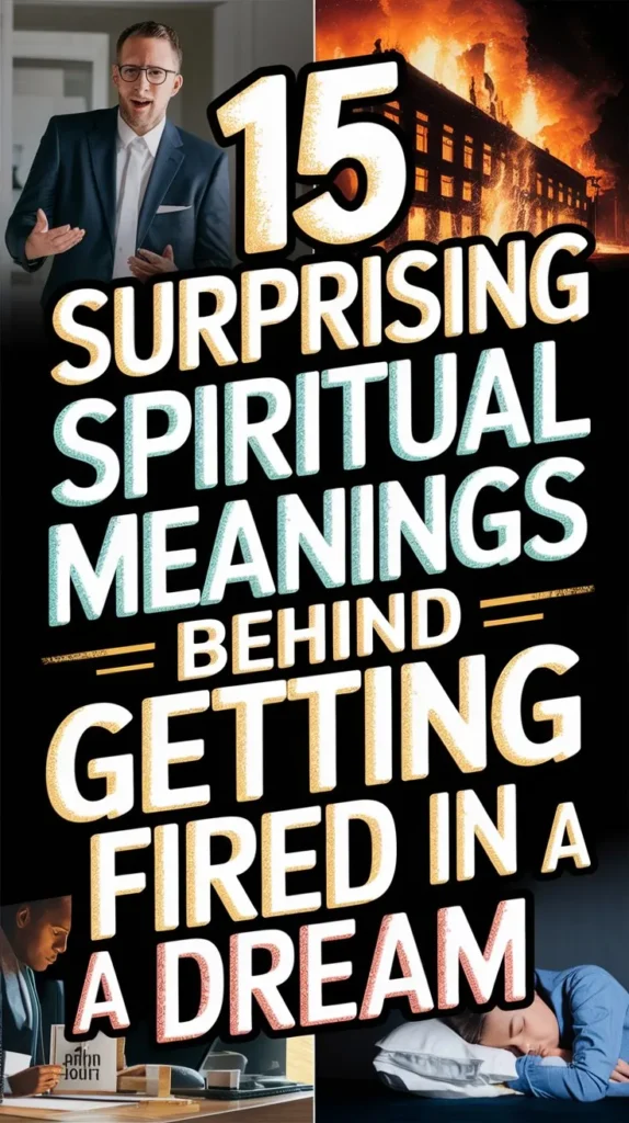 15 Spiritual Meaning of Getting Fired in a Dream: 15 Lessons Learned