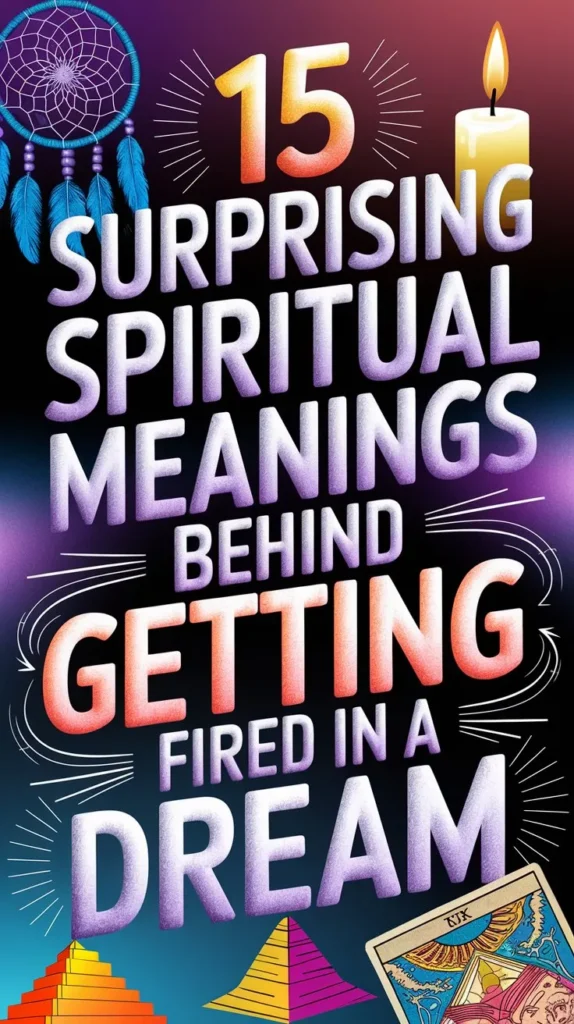 15 Spiritual Meaning of Getting Fired in a Dream: 15 Lessons Learned