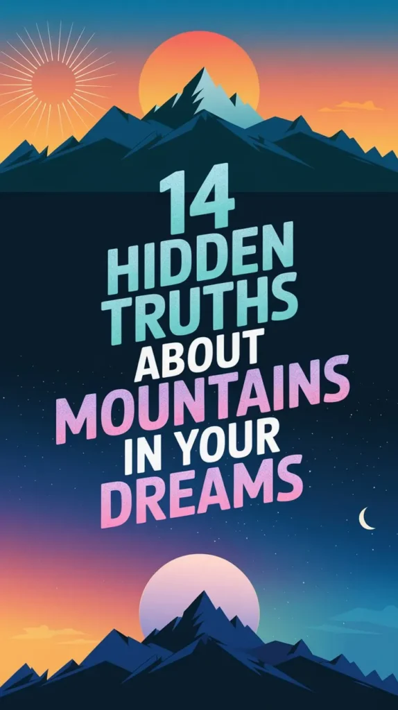 14 Spiritual Messages of Mountain in Dream: A Comprehensive Guide