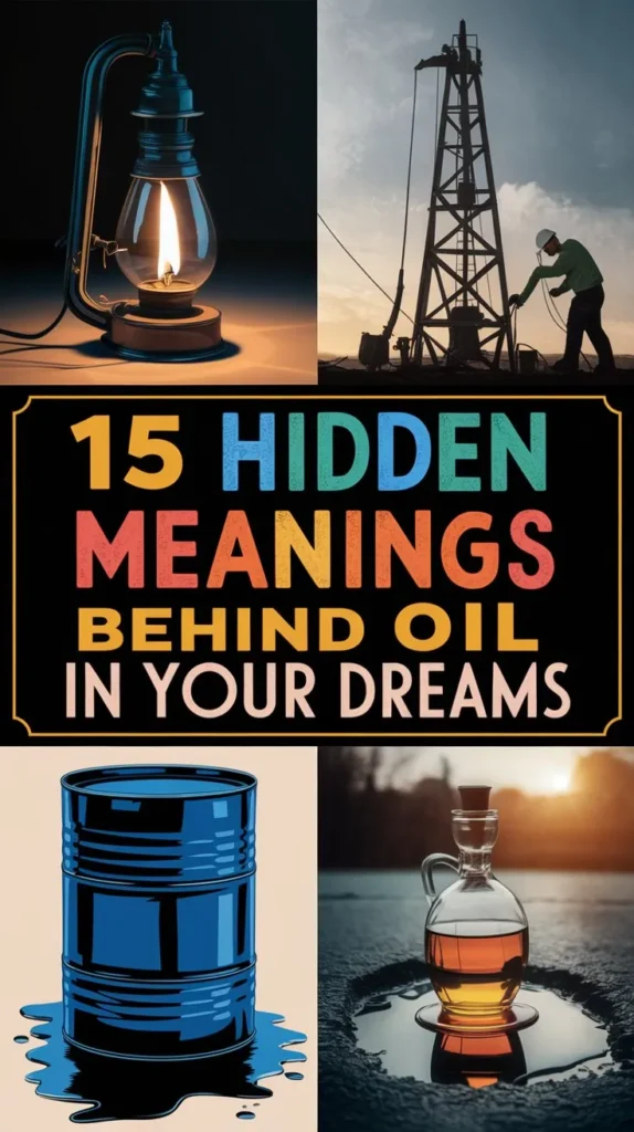 15 Spiritual Messages of Seeing Oil in Dream: Symbolism and Hidden Meanings