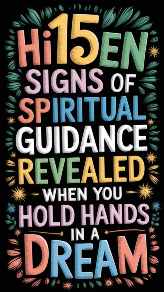 15 Spiritual Secret of Holding Hand in Dream: Spiritual Significances Uncovered