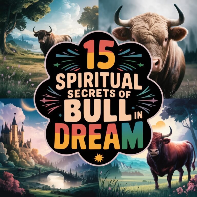 15 Spiritual Secrets of Bull in Dream: Unlocking the Mystical Symbolism