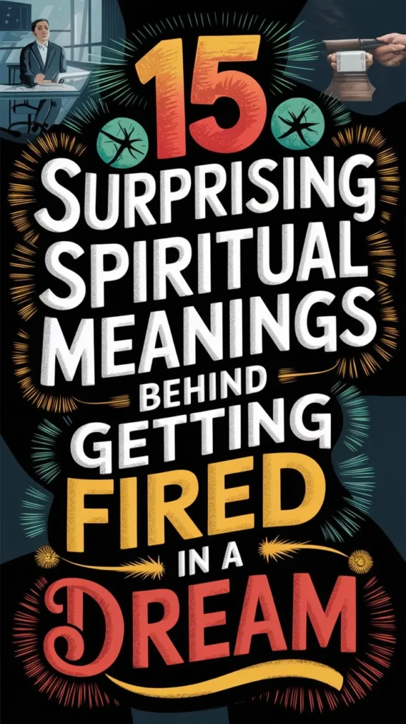 15 Spiritual Meaning of Getting Fired in a Dream: 15 Lessons Learned