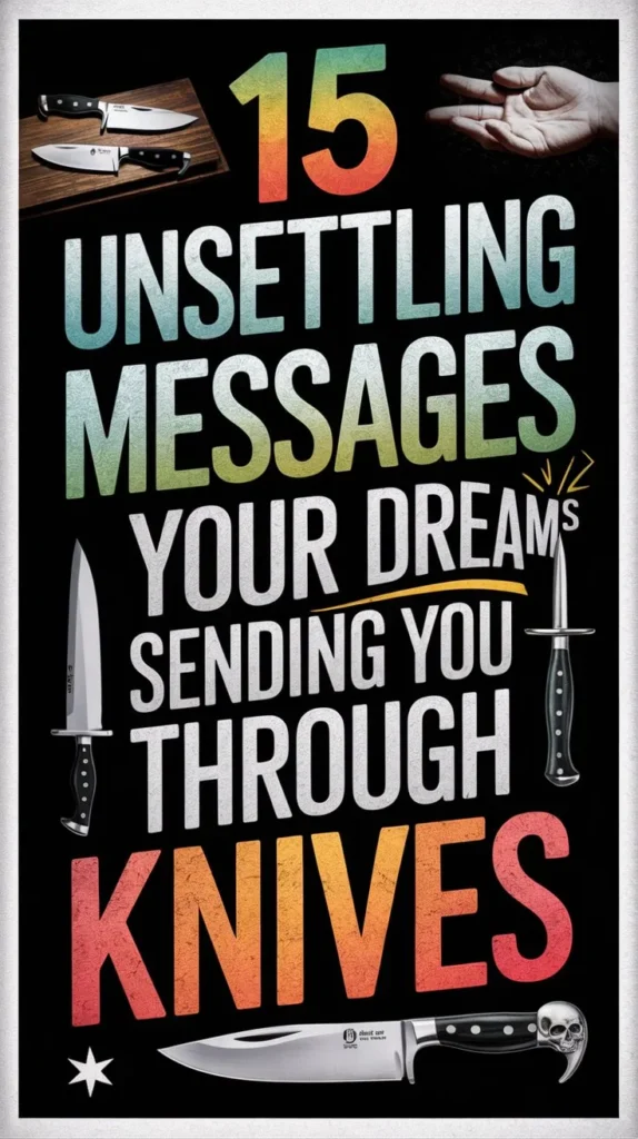 15 Hidden Meanings Seeing a Knife in Dream: You Should Understand