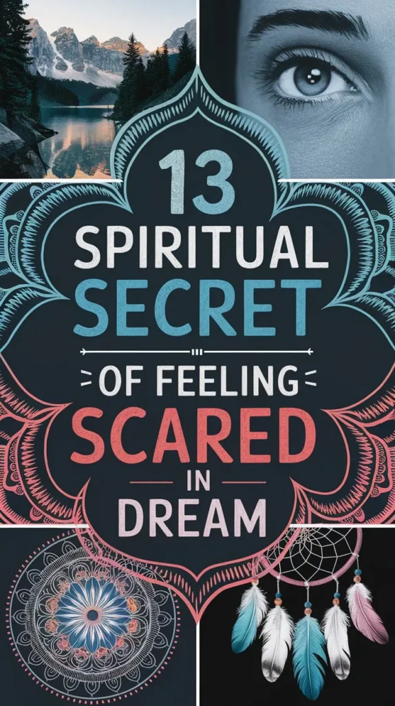 13 Spiritual Secret of Feeling Scared in Dream: 13 Shadows of Fear