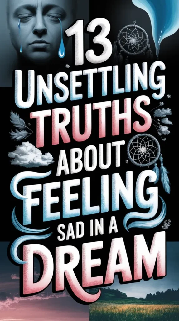 13 Spiritual Meaning of Feeling Sad in Dream: 13 Secret of Comfort