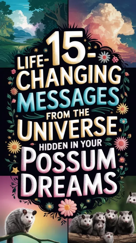 15 Spiritual Messages of Possum in a Dream: Your Spiritual Guide