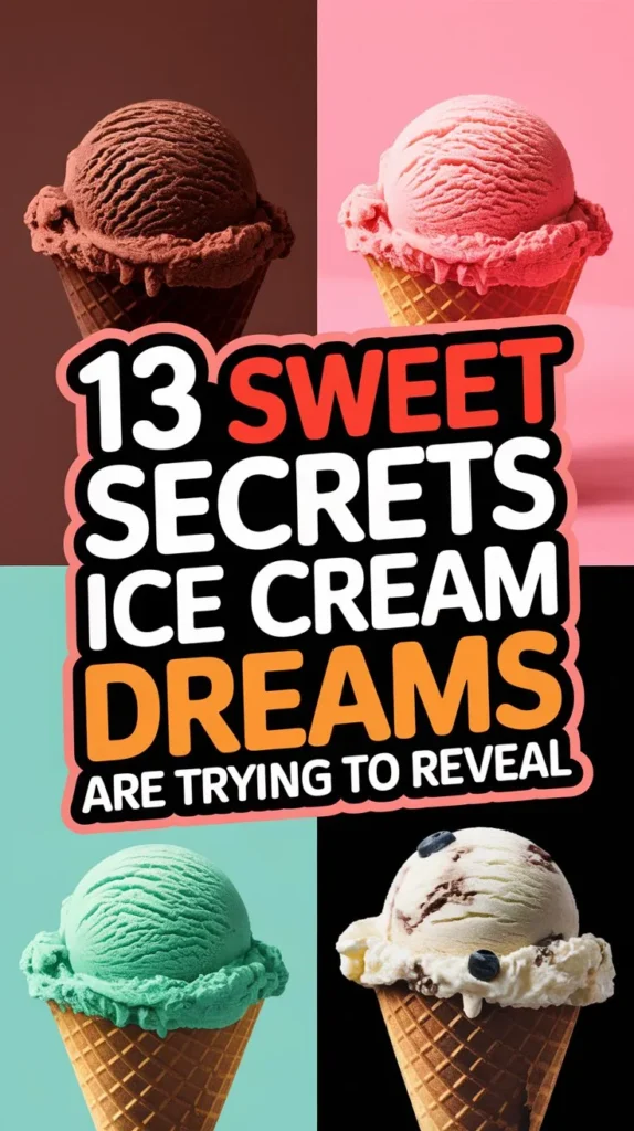 13 Spiritual Meanings of Ice Cream in Dreams: Their Connection to Your Soul