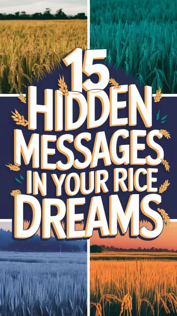 15 Spiritual Meanings of Rice in Dreams: Symbolisms for Personal Growth