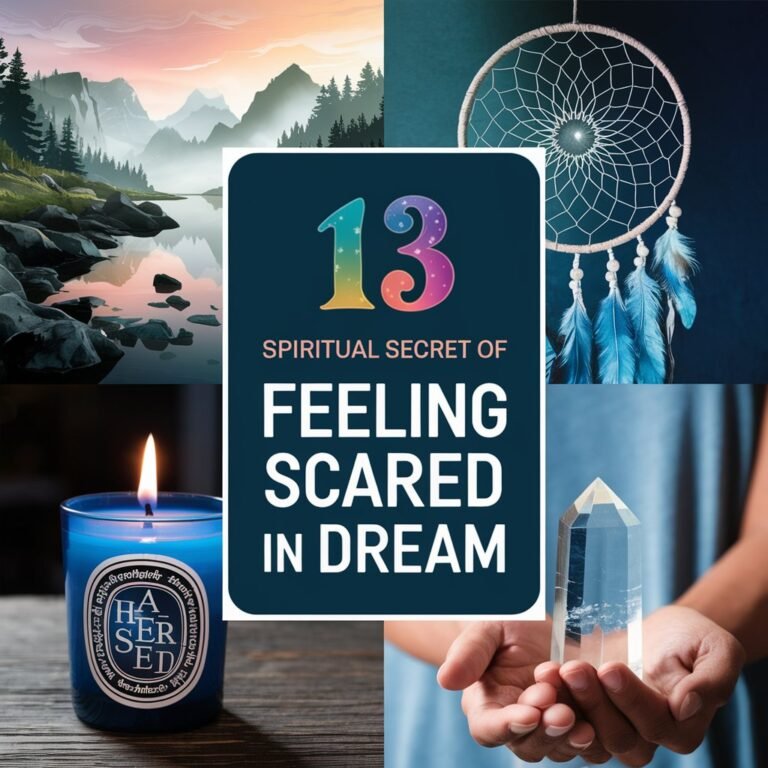 13 Spiritual Secret of Feeling Scared in Dream: 13 Shadows of Fear