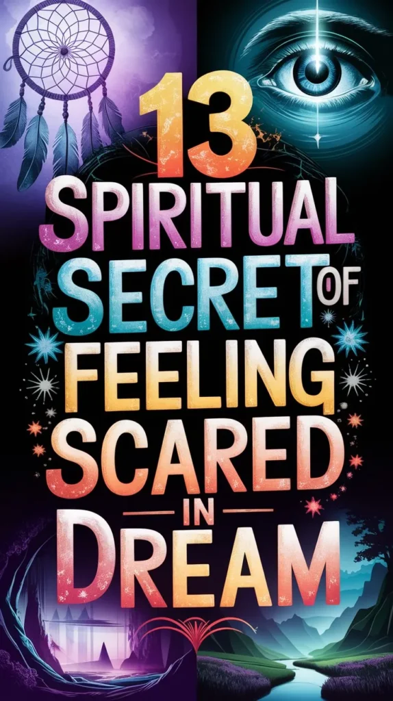 13 Spiritual Secret of Feeling Scared in Dream: 13 Shadows of Fear