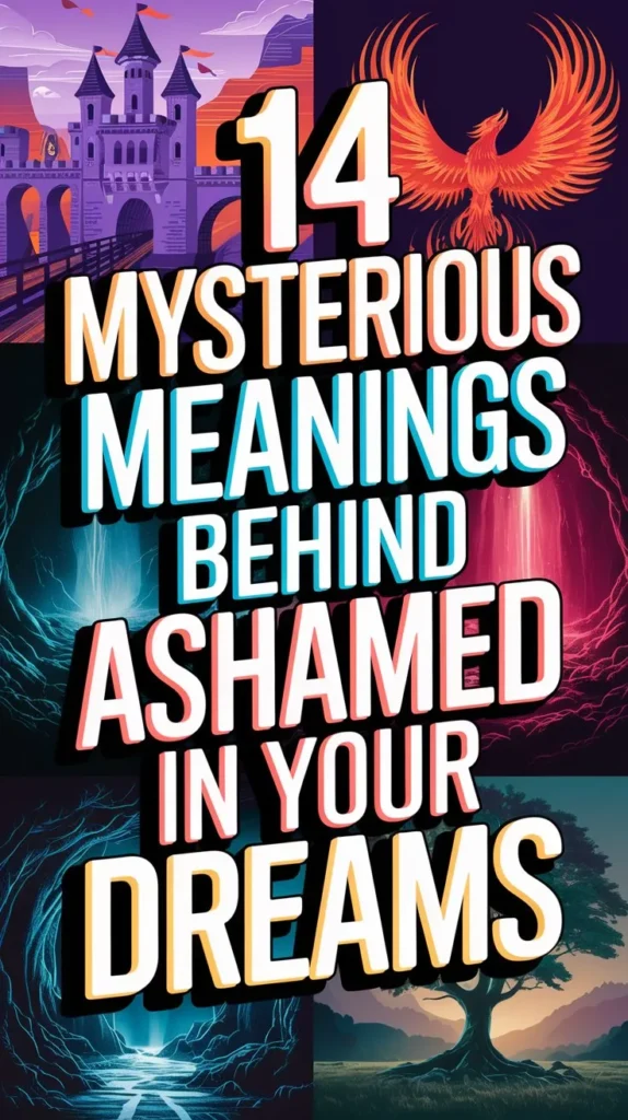 14 Spiritual Meaning of Feeling Ashamed in a Dream: 14 Spiritual Secrets