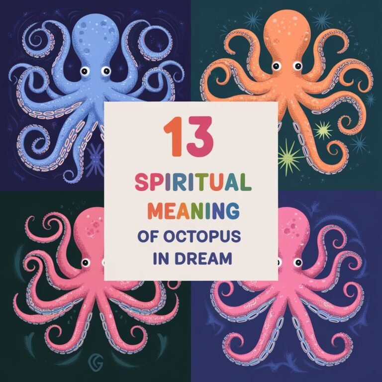 13 Spiritual Meaning of Octopus in Dream:  Hidden Truths Revealed