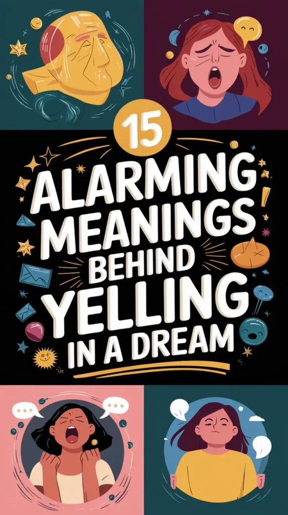 15 Spiritual Meaning of Yelling in a Dream: 15 Spiritual Secret of Inner Turmoil