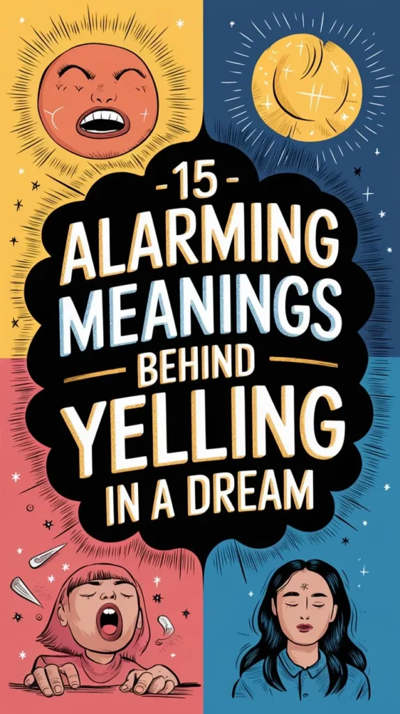 15 Spiritual Meaning of Yelling in a Dream: 15 Spiritual Secret of Inner Turmoil