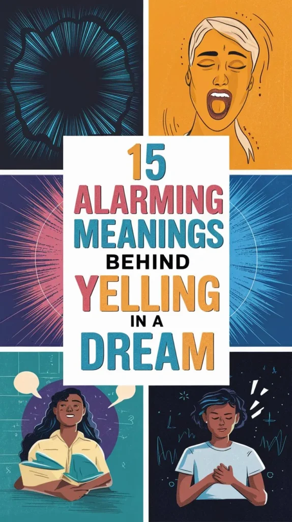 15 Spiritual Meaning of Yelling in a Dream: 15 Spiritual Secret of Inner Turmoil