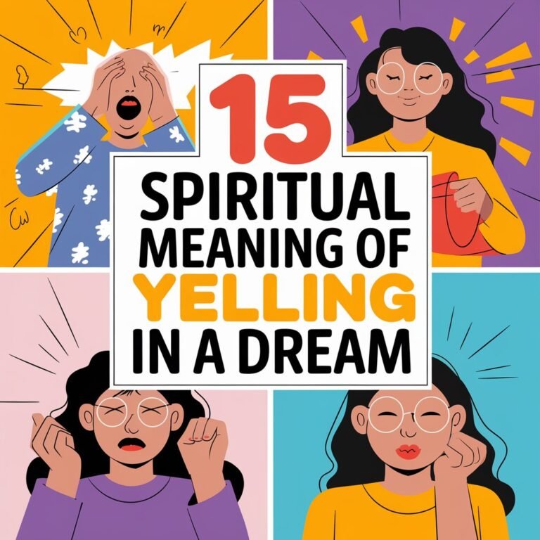 15 Spiritual Meaning of Yelling in a Dream: 15 Spiritual Secret of Inner Turmoil