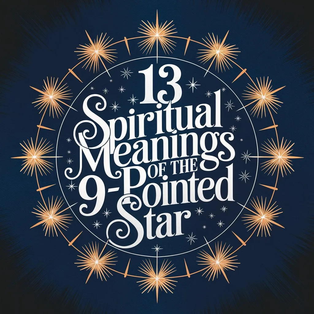 13 Spiritual Meanings of the 9-Pointed Star: Delving Into the Cosmic Secrets