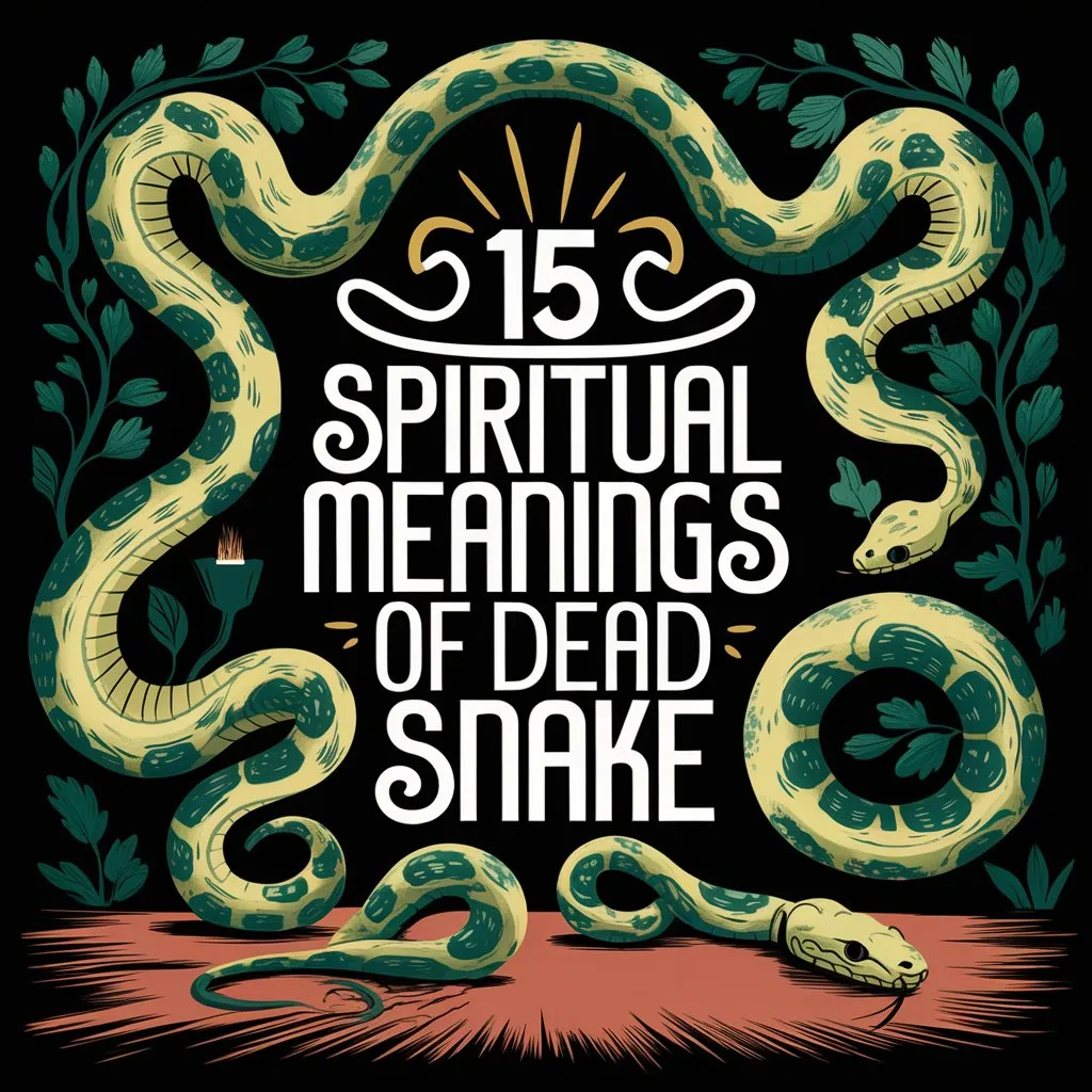 15 Spiritual Meanings of Dead Snake: The Symbolism of Transformation and Renewal