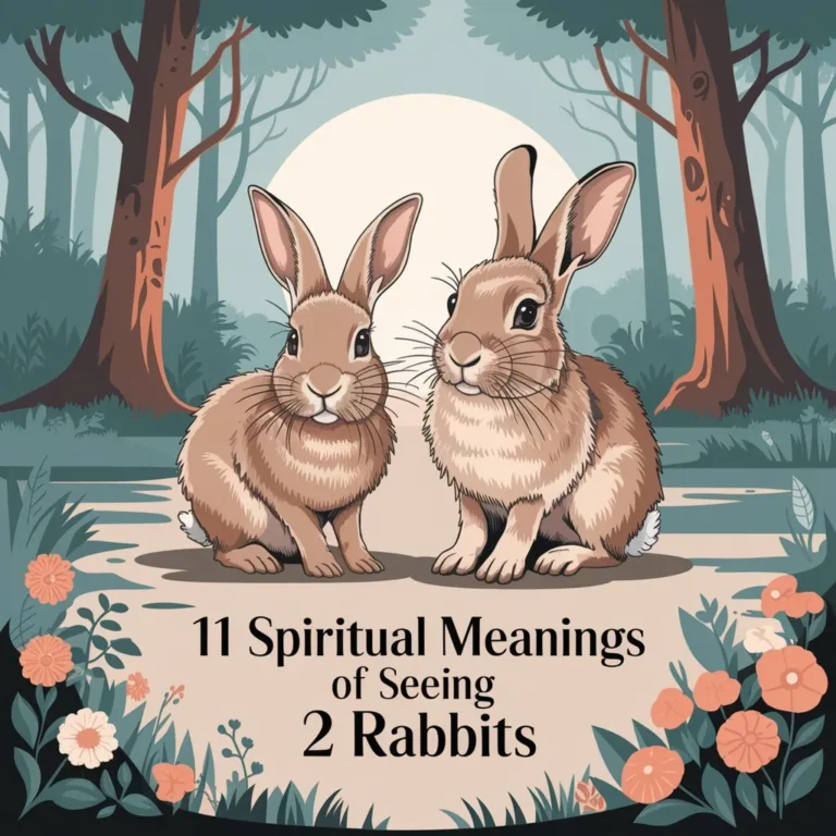 11 Spiritual Meanings of Seeing 2 Rabbits: Hidden Truths