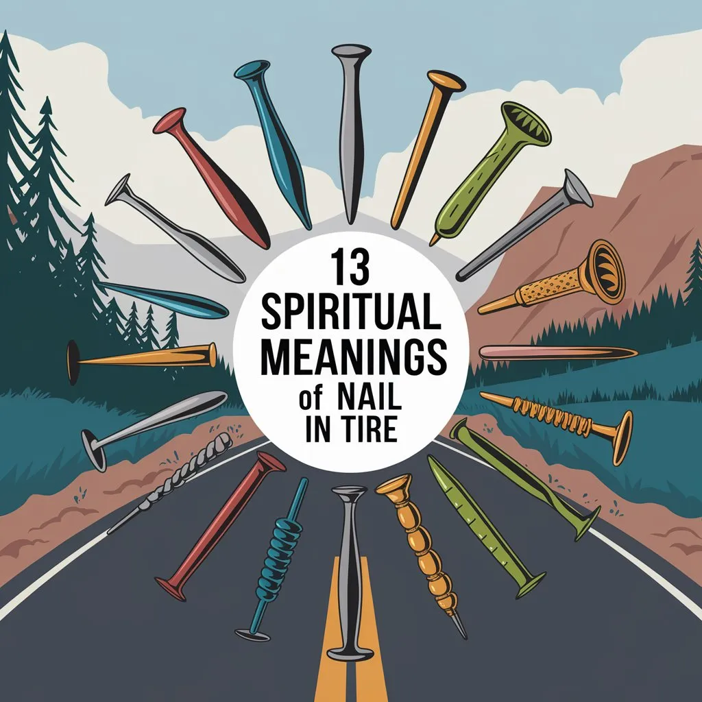 13 Spiritual Meanings of Nail in Tire: Uncovered the Symbolism of Spiritual Obstacles