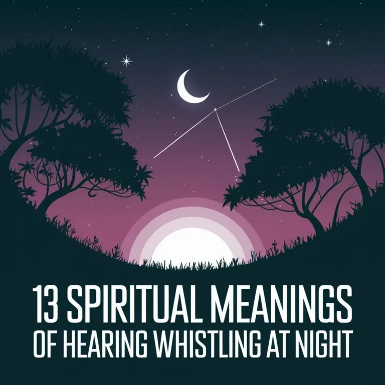 13 Spiritual Meanings of Hearing Whistling at Night: Unraveling the Symbolism of Spiritual Secret