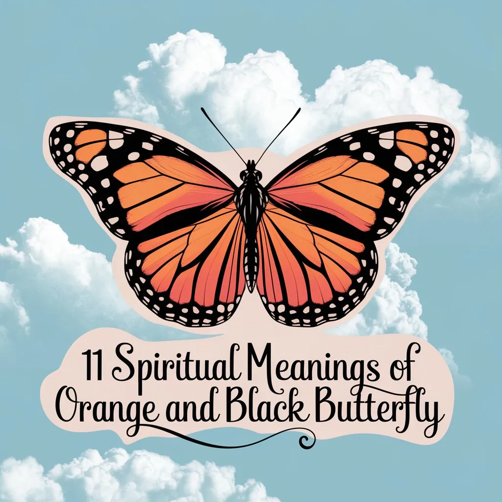 11 Spiritual Meanings of Orange and Black Butterfly: Uncovering the Secret Symbolism