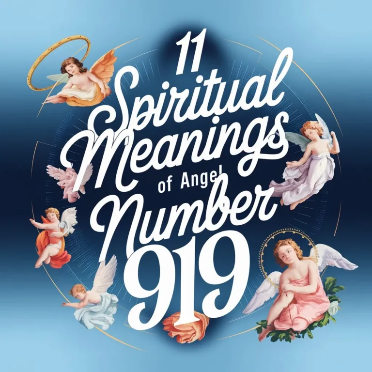 11 Spiritual Meanings of Angel Number 919: Unlocking the Secret Significance