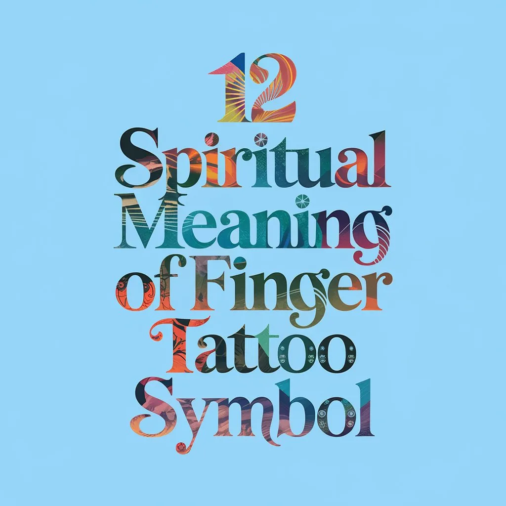 12 Spiritual Meaning of Finger Tattoo Symbol: Unlocking the Secrets of Body Art