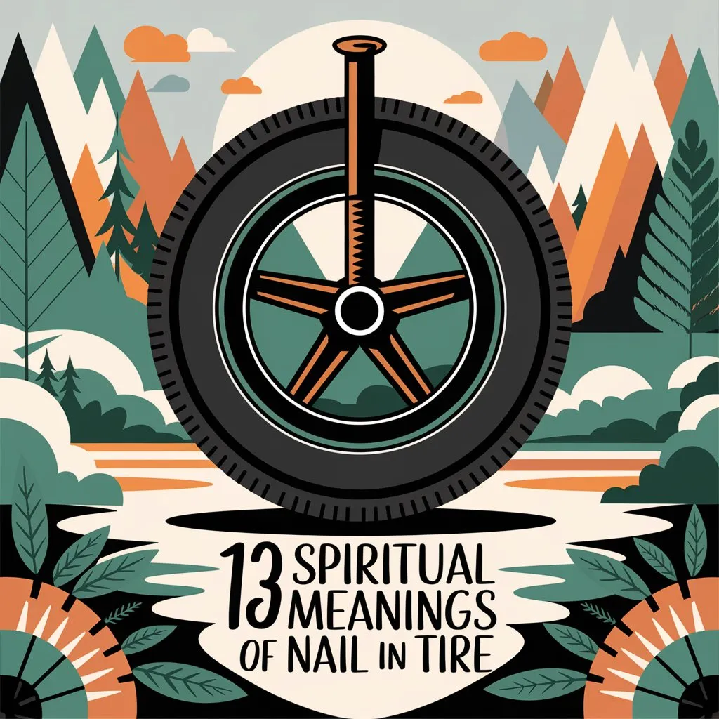 13 Spiritual Meanings of Nail in Tire: Uncovered the Symbolism of Spiritual Obstacles