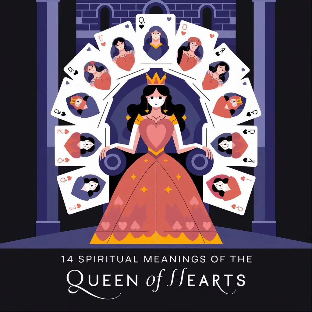 14 Spiritual Meanings of the Queen of Hearts: Unveiling the Royal Energy