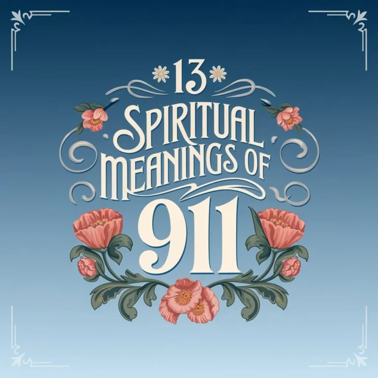 13 Spiritual Meanings of Angel Number 911: Uncovering the Angelic Emergency