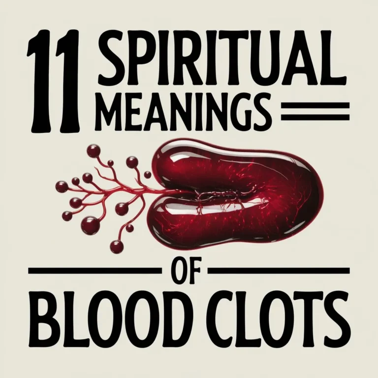 11 Spiritual Meanings of Blood Clots: Unveiling the Secret Symbolism