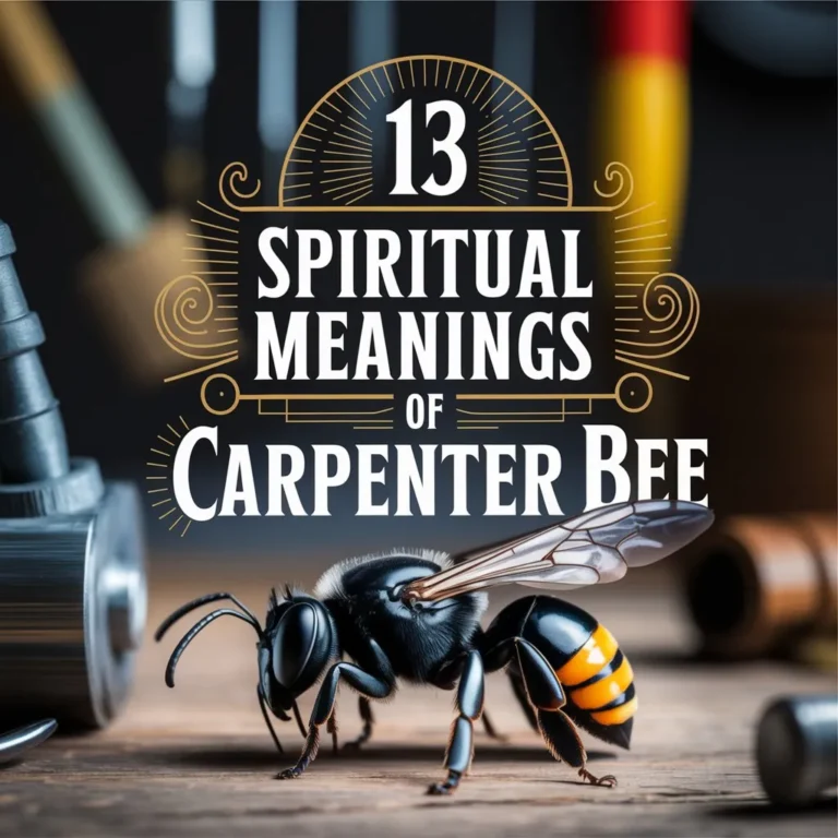 13 Spiritual Meanings of Carpenter Bee: The Amazing Symbolism of Industry