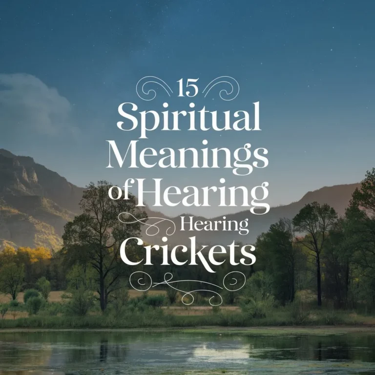 15 Spiritual Meanings of Hearing Crickets: The Mystical Secrets