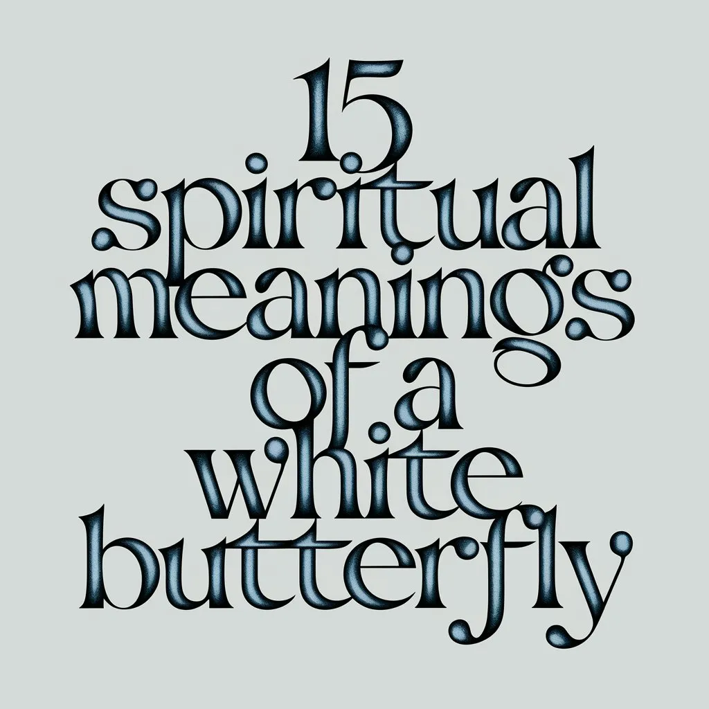 15 Spiritual Meanings of a White Butterfly: Exploring the Secrets