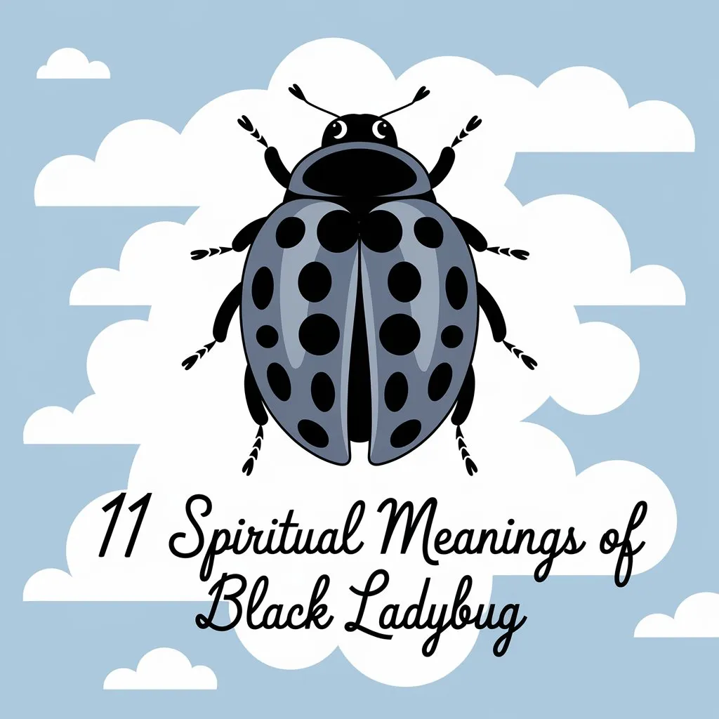 11 Spiritual Meanings of Black Ladybug: The Hidden Significance of Good Luck