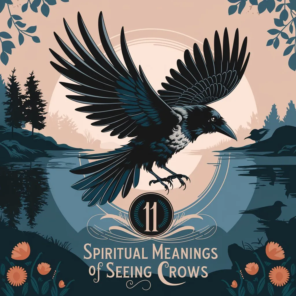 11 Spiritual Meanings of Seeing Crows: Unraveling the Symbolism of Spiritual Secret