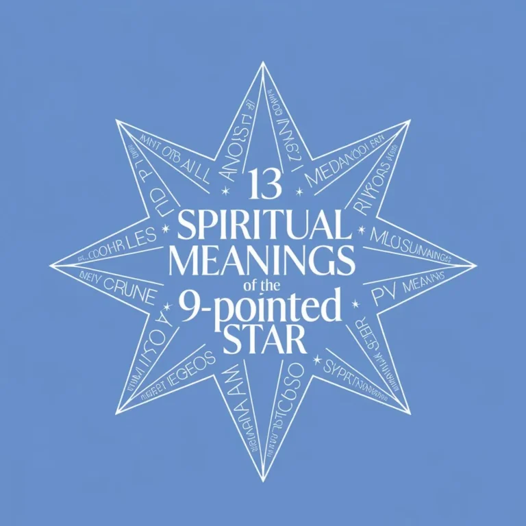 13 Spiritual Meanings of the 9-Pointed Star: Delving Into the Cosmic Secrets