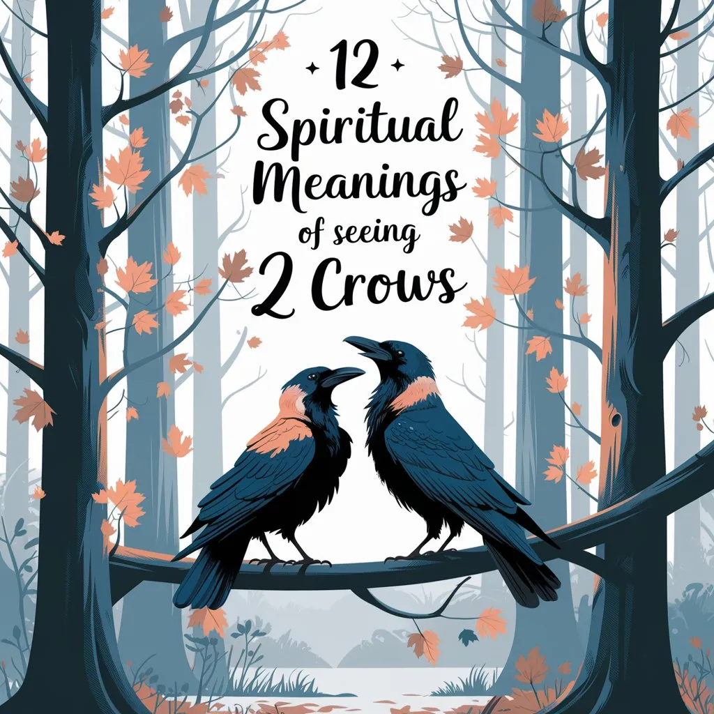 12 Spiritual Meanings of Seeing 2 Crows: The Mysterious Secrets