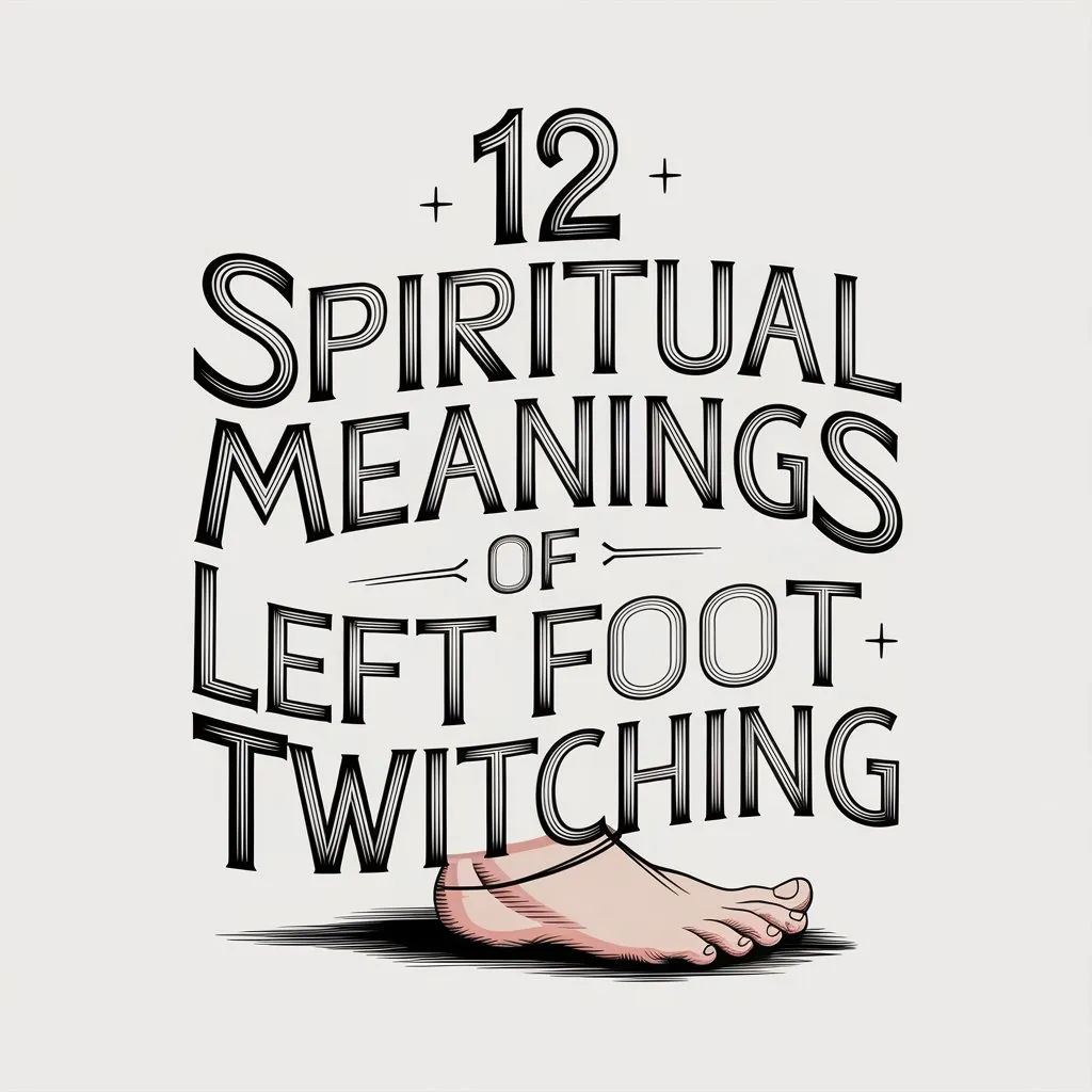 12 Spiritual Meanings of Left Foot Twitching: Unveiling the Symbolism of Spiritual Secret