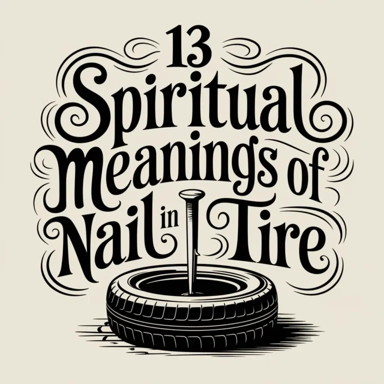 13 Spiritual Meanings of Nail in Tire: Uncovered the Symbolism of Spiritual Obstacles