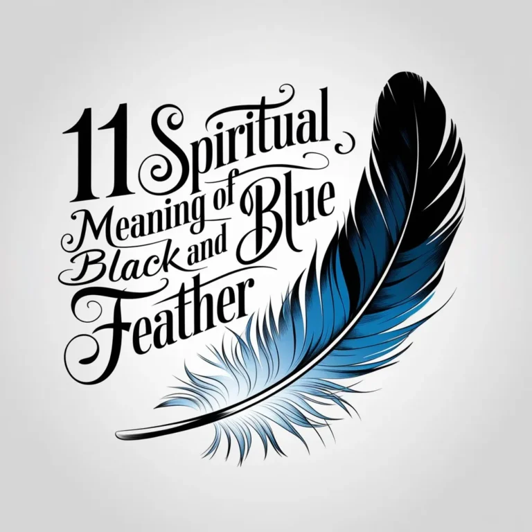 11 Spiritual Meaning of Black and Blue Feather: Uncovered the Mystical Connection