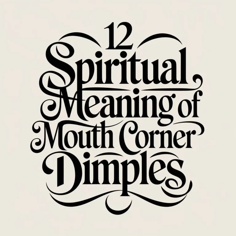 12 Spiritual Meaning of Mouth Corner Dimples: Unraveling the Mystical Secrets