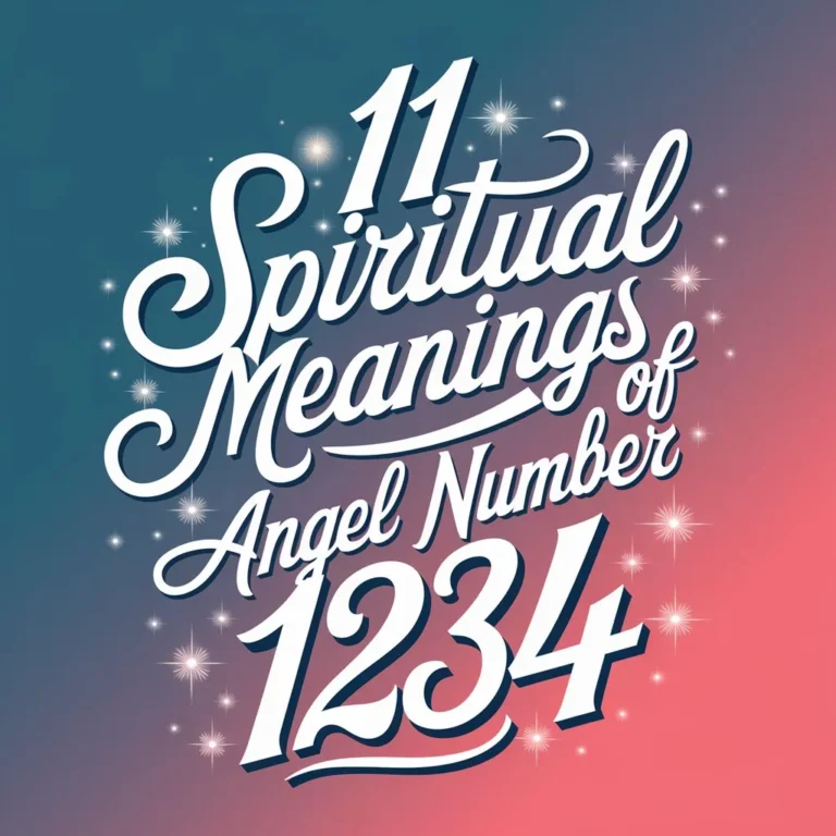 11 Spiritual Meanings of Angel Number 1234: A Comprehensive Guide