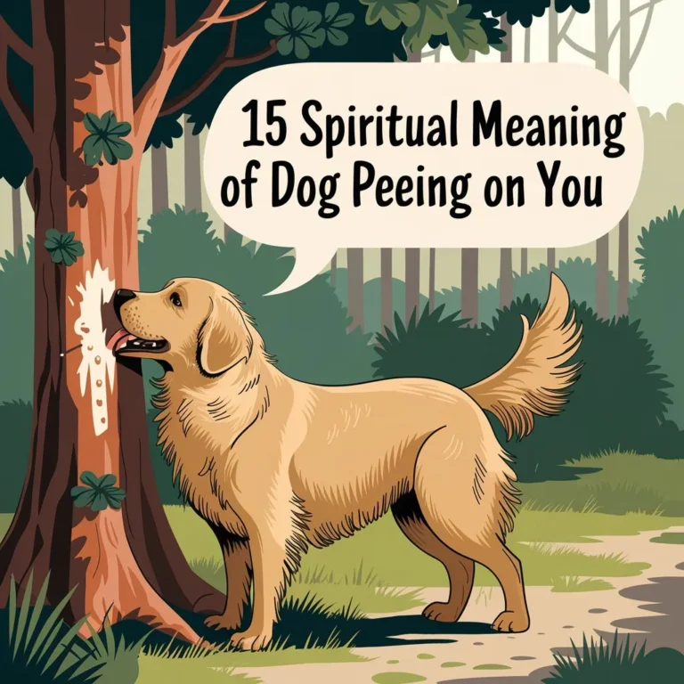 15 Spiritual Meaning of Dog Peeing on You: Uncovering the Hidden Message