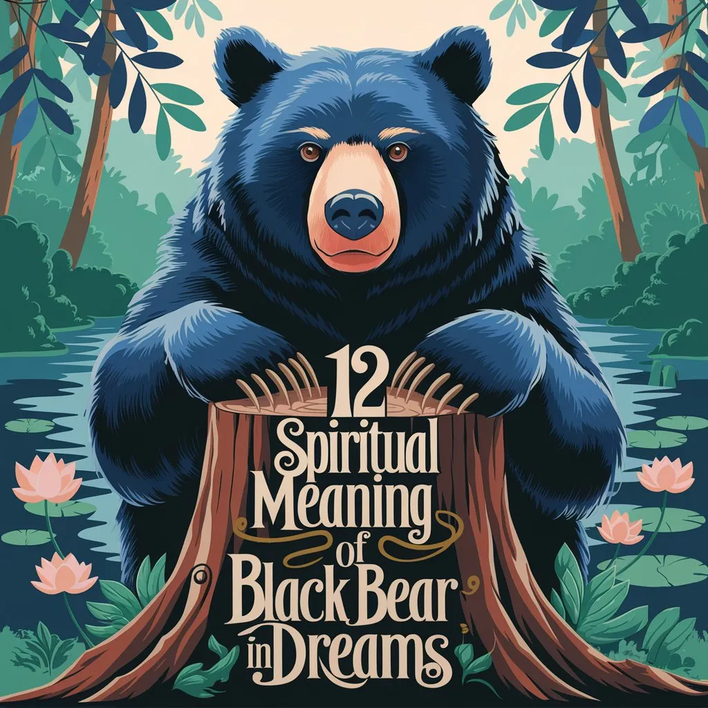 12 Spiritual Meaning of Black Bear in Dreams: Uncovered the Mystical Significance