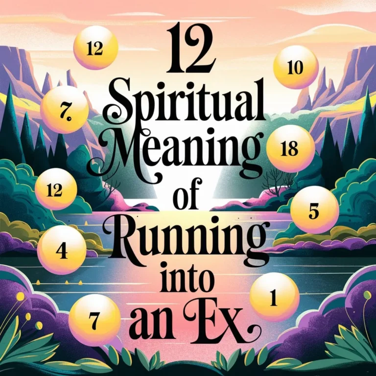 12 Spiritual Meaning of Running Into an Ex: A Comprehensive Guide