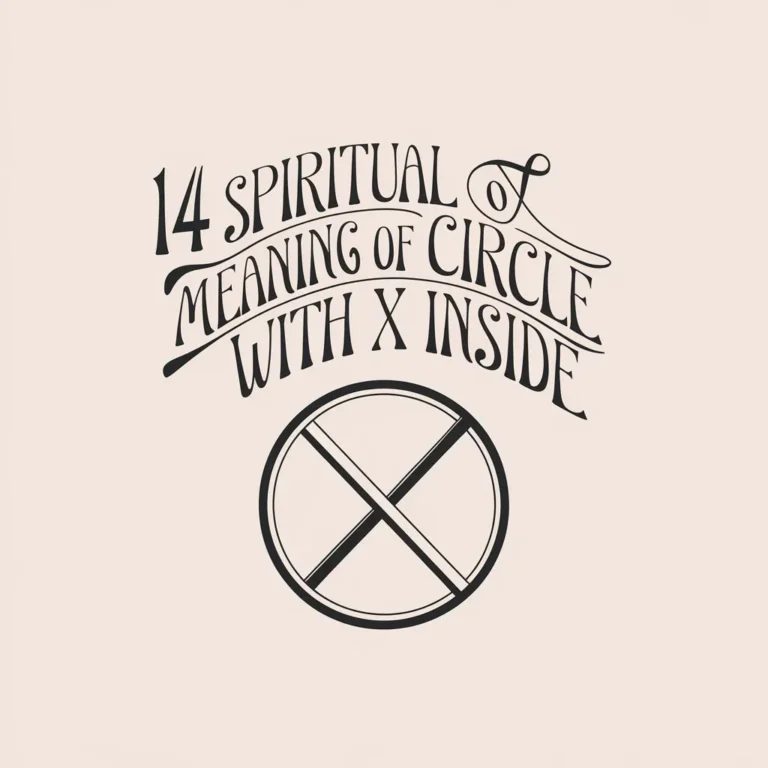 14 Spiritual Meaning of Circle With X Inside: Hidden Messages