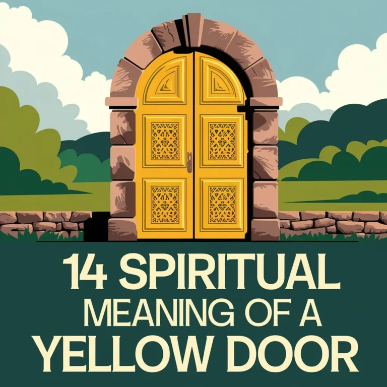 14 Spiritual Meaning of a Yellow Door: Uncovered the Mystical Significance